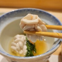 鮨 赤酢 はなやま - 白子の煎り酒蒸し