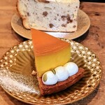 CAFE FLAっと - ■かぼちゃプリンタルト
■かぼちゃクリーム&胡桃シフォンサンド