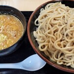 伏竜 - ニンニク背脂キャベツつけ麺大盛（860円）