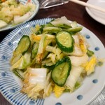 Fukutori Honten - 白菜ときゅうり(漬物)385円