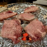 焼肉 はせ川 - 上タン塩焼き