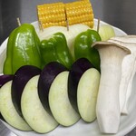 Assorted grilled vegetables