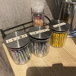 焼肉ホルモンひろ屋 - 薬味の3種