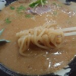 Yamabiko - 宝来味噌ラーメン_900円　麺アップ