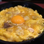 とん唐てん - 一黒軍鶏匠み炙り親子丼