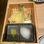 Sushi Sake Sakana Sugi Tama - キスの天麩羅