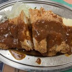 赤丸食堂 - 231105日　大阪　赤丸食堂　チキンカツ3枚980円