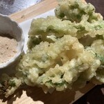 地酒と道産食材 一笑 - 滝川、菜の花天ぷら