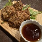 地酒と道産食材 一笑 - ランイチの一口カツ