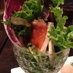 うなぎ屋酒坊・画荘 越後屋 - サーモンのサラダ