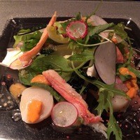肉匠なか田 本店 - 鯛とホタテのカルパッチョ