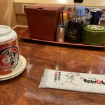 Morimori Zushi - お茶とお手拭き