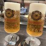 鉄板焼きINAGAKI亭 - ブラウマイスター生ビール