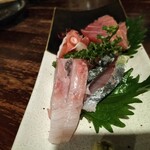 囲坊主 - 刺盛り（マグロ、タコ、かんぱち、しめ鯖）
