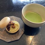 Neijitsu - さつまいもと小豆の最中、抹茶