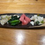 美酒佳肴 璃庵 - 漬物盛り合せ