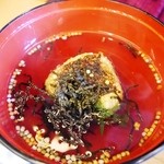 波の花 - 焼きおにぎり茶漬け