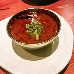 タンドールバル カマルプール - ラッサムスープ（380円）