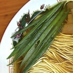 中華そば専門店 笠北 - ♦︎あまり見ないｶｯﾄのﾈｷﾞ