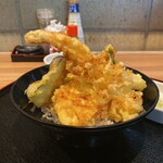蕎麦と懐石料理　一献庵 - 蕎麦と丼セット(天丼)