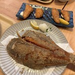 うみからそらへ - カレイ唐揚げ　近景