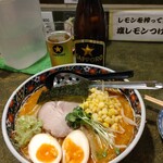 Kagetsu - 辛味噌ラーメン＋トッピング味玉付