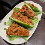 牛タン焼専門店 司 分店鷹 - ピーマンの肉詰め