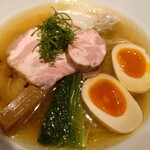 Ramen Hachino Ashiha - ら〜麺塩+味タマ♪