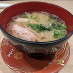 陸奥の國 廻鮮寿司 八千代 - 海老の味噌汁