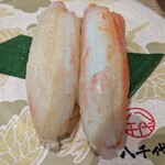 陸奥の國 廻鮮寿司 八千代 - 茹で本ズワイガニ
