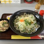 麺家 にらい - ゆで野菜そば 並（600円）2023.10