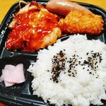 オーケー - ミックスグリル弁当(惣菜コーナーの洋食弁当)