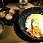 Tokyo Style Noodle ほたて日和 - 『特製』帆立の昆布水つけ麺 白【塩】大盛り　1,500円