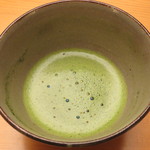 青山　仁 - 最後はお抹茶で。