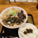 食い道楽 - 料理写真:【限定】山菜ラーメン ¥1200