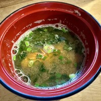 駒寿し - あおさのお味噌汁