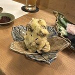 穴子料理と地酒 浅草 川井 - つぶ貝のポテサラ