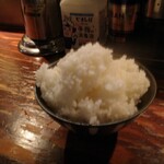 らーめん 一会 - ごはん。