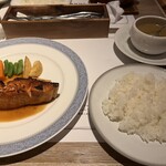 NIKKO KANAYA HOTEL CRAFT GRILL - サーモンステーキ