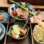葵　姫原庵 - 松花堂と仁多米土鍋炊き｢姫｣