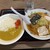 高砂食堂 - 料理写真:半カレーと中華そば