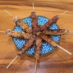 Yakitori Hoshino - 1本100円（小肉、肉ネギ、五目つくね、豚かしら）