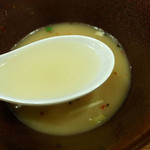 イツワ製麺所食堂 - スープ割