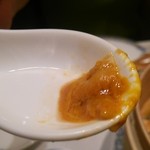 桃花林 - 味噌に特製ソースをひと垂らし、タマリマセ〜ン。