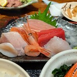 Sashimiya - 刺身屋定食（刺身）