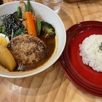 札幌スープカレーHIGUMA  - 手仕込みジューシーハンバーグ
