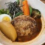 札幌スープカレーHIGUMA  - ハンバーグアップ