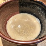 中華蕎麦 とみ田 - スープ割り