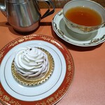 みのや菓子工房 - モンブラン＆日替わり紅茶