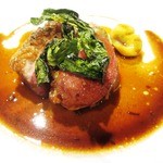 Restaurant27 - ('13/11)北海道産鴨ｽﾉｰﾎﾜｲﾄﾁｪﾘｰﾊﾞﾚｰのﾛｰｽﾄ ﾌﾞﾗｯﾄﾞｵﾚﾝｼﾞのｿｰｽ